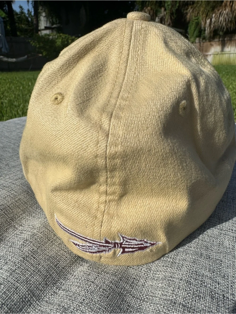 FSU FLORIDA STATE Embroidered Baseball Cap in Tan Nike